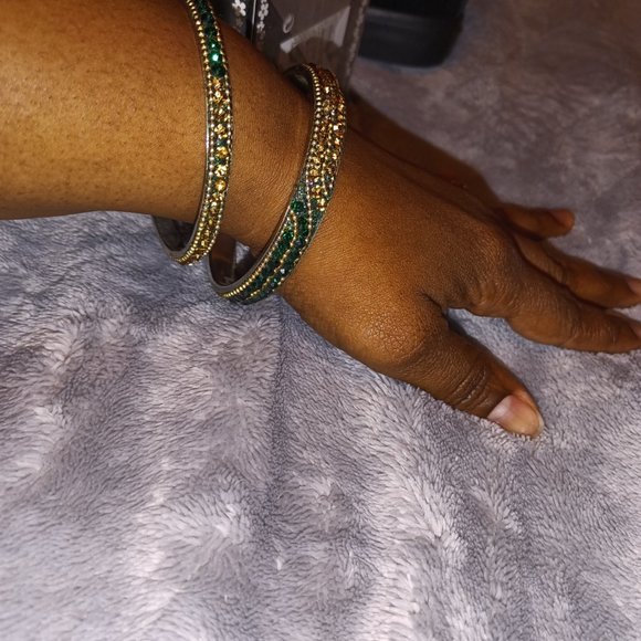 2  Handmade Bangles from India - Picture 7 of 10